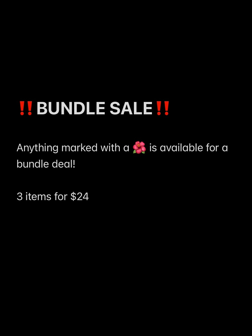 Bundle Deal!!